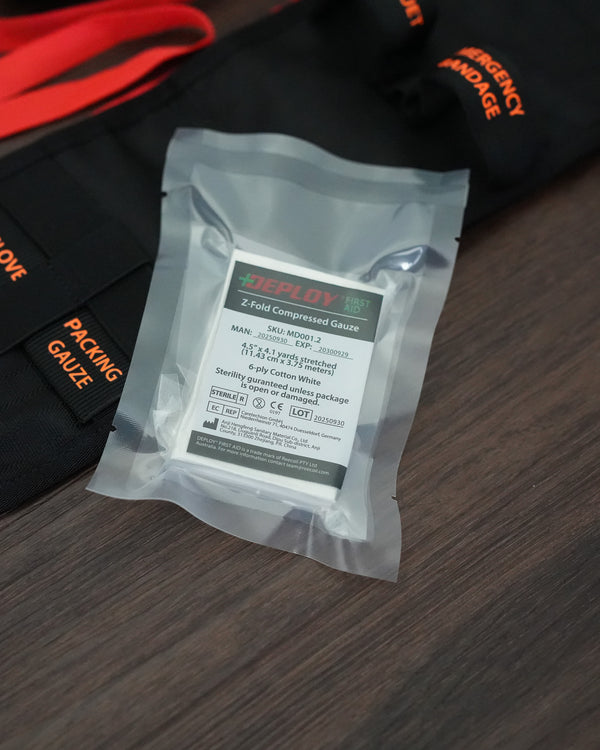 Z-Fold Compressed Gauze