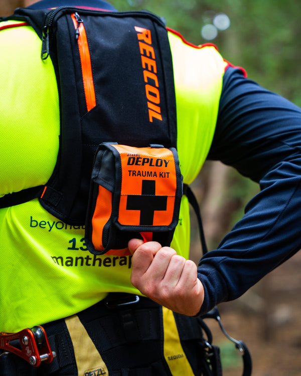 AUDAX™ Gen 2 – Arborist Hydration Harness – Black Orange