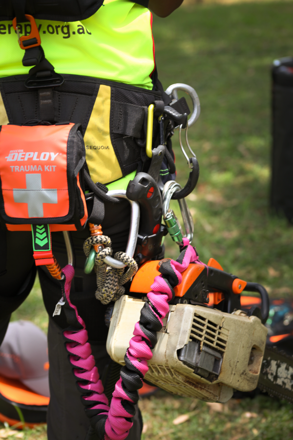 FULL-REACH PINK CHAINSAW LANYARD