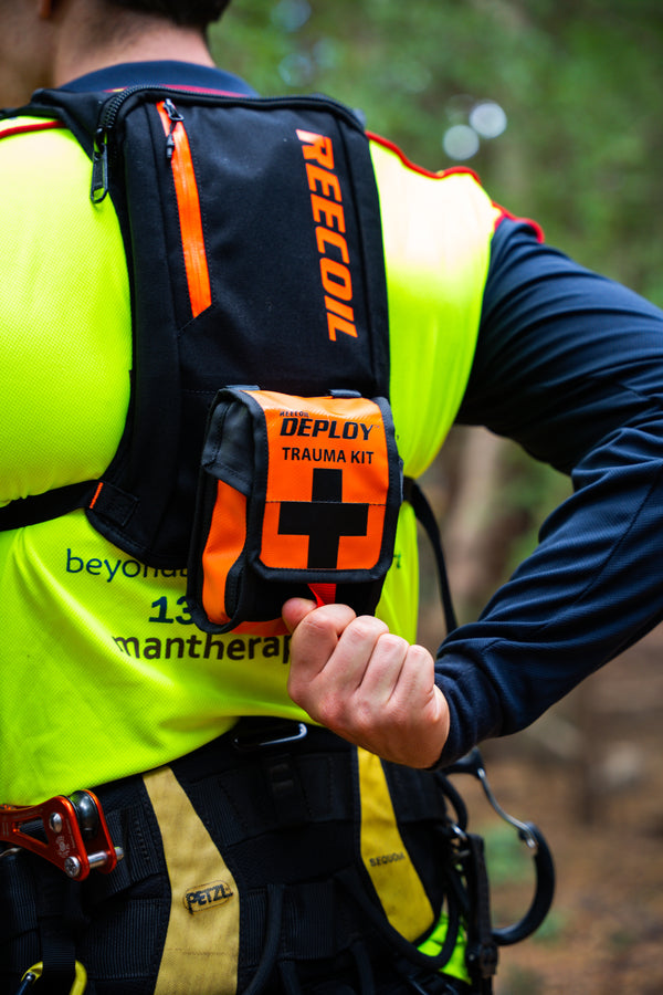 AUDAX™ Gen 2 – Arborist Hydration Harness – Black Orange